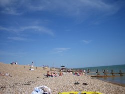 Hastings beach, East Sussex Wallpaper