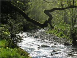 River at Glenridding, Ullswater, Cumbria. Wallpaper