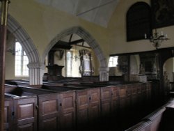 Molland church interior
