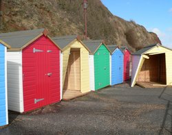 Beach huts