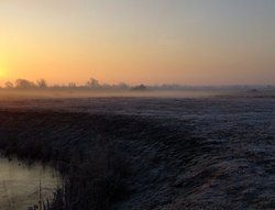 Shortly after sunrise, North Cave, East Riding of Yorkshire Wallpaper