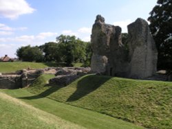 The Keep and castle mound, Ludgershall Castle, Wiltshire