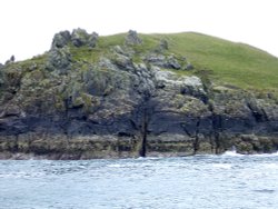 Puffin Island  nr Padstow,Cornwall. Wallpaper