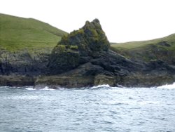 Puffin Island  nr Padstow,Cornwall. Wallpaper