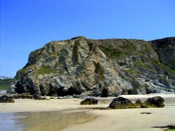 The Cliffs and Coast nr Portreath, Cornwall.