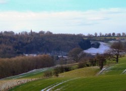 Countryside near Kirkham, North Yorkshire Wallpaper