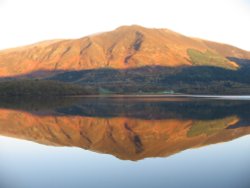 Bassenthwaite Autumn Sunset. Wallpaper