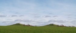 Twin peaks near Quainton, Bucks