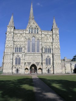 West front of the Salisbury Cathedral, Wiltshire