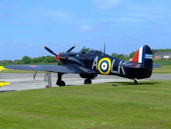 Hawker hurricane, The Real Aeroplane Museum, East Riding of Yorkshire Wallpaper