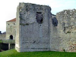 Portchester castle, near Portsmouth Wallpaper