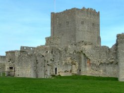 Portchester castle, near Portsmouth Wallpaper