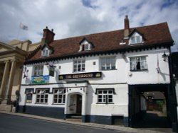 Town centre, Diss, Norfolk Wallpaper