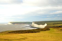 Birling Gap Viewing The Seven Sisters