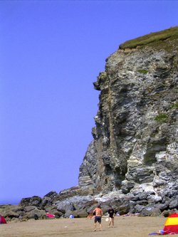 Coastline near Portreath. Cornwall.