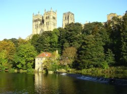 Durham and River Wear. Wallpaper