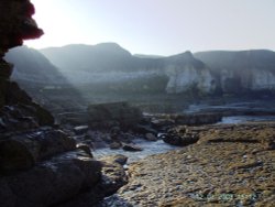 Headland. Flamborough Head. Wallpaper