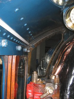 Mallard, the view from the footplate. York Railway Museum.