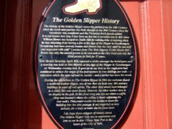 The golden slipper Wallpaper