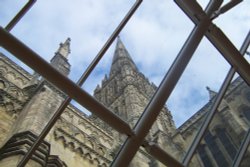 Salisbury Spire Wallpaper