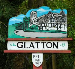 Glatton Village Sign, Cambridgeshire Wallpaper