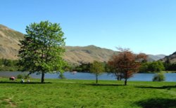 Ullswater at Glenridding. Wallpaper