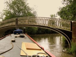 Cast Iron Bridge Grand Union Canal Newbold Rugby