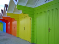 Beach Huts, Scarborough, North Yorkshire