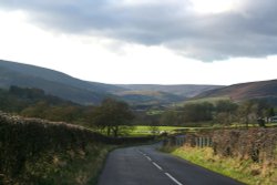Hodder Bank, Mossthwaite, and Birkett Fell, near Newton, Lancashire. Wallpaper