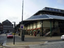 Market, Darlington, County Durham Wallpaper