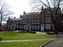 Fountain, Darlington, County Durham Wallpaper