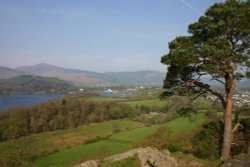 Derwentwater & Keswick from Castlehead Wallpaper