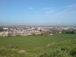 Mansfield from Berry Hill Wallpaper