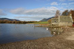 Derwentwater Boat House Wallpaper