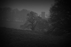 Distant ruins Wallpaper