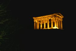 Penshaw Monument, Sunderland, at night. Wallpaper
