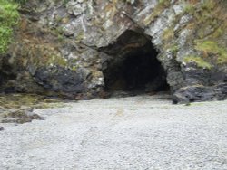 Cave near Padstow. Cornwall. Wallpaper