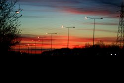 Gateshead Sunset Wallpaper