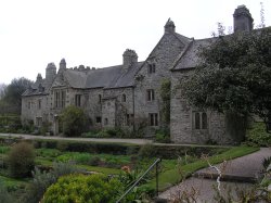 Cotehele house and formal garden Wallpaper