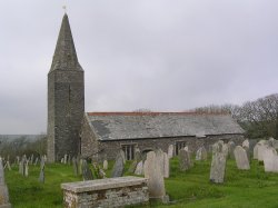 The 11th century Rame church, near Plymouth Wallpaper