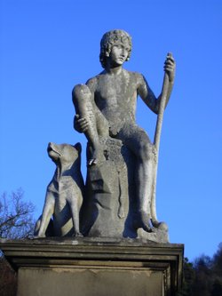 Statue in Chatsworth Gardens