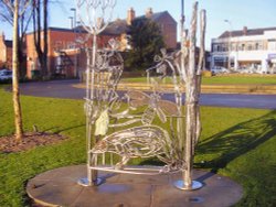 Modern sculptre Wallpaper