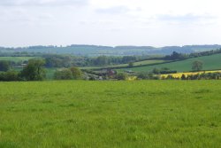 Loddington from nr Launde Park Wood Wallpaper