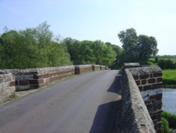 The bridge near White Mill Wallpaper