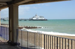 Eastbourne Pier from the bandstand Wallpaper
