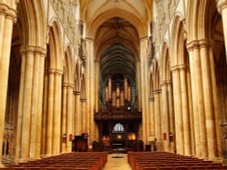 Inside Beverley minster Wallpaper