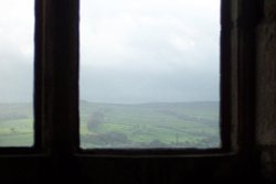 View of the Dales from the Muniment Room Wallpaper