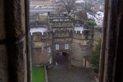 Norman gate - Entrance to Skipton Castle Wallpaper