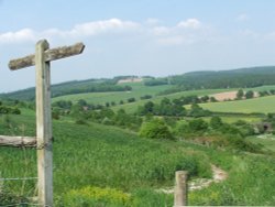 The South Downs, near Idsworth, Hampshire.