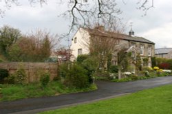 The Upper Village Green at Bolton by Bowland Wallpaper